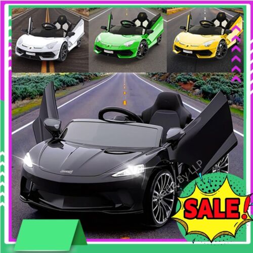 Licensed Lamborghini McLaren 12V Electric Ride-On Car for Kids with Remote Control