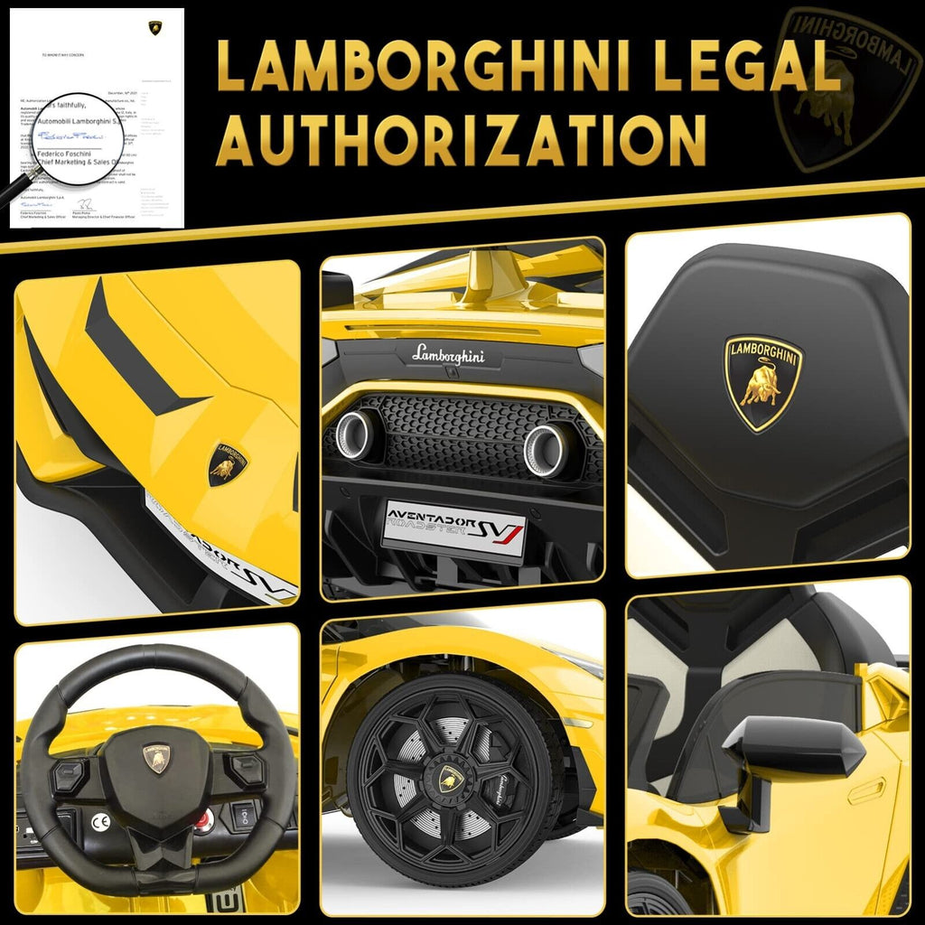 Licensed Lamborghini McLaren 12V Electric Ride-On Car for Kids with Remote Control