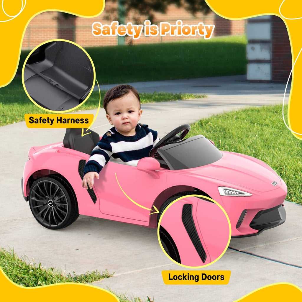 Licensed Lamborghini McLaren 12V Electric Ride-On Car for Kids with Remote Control