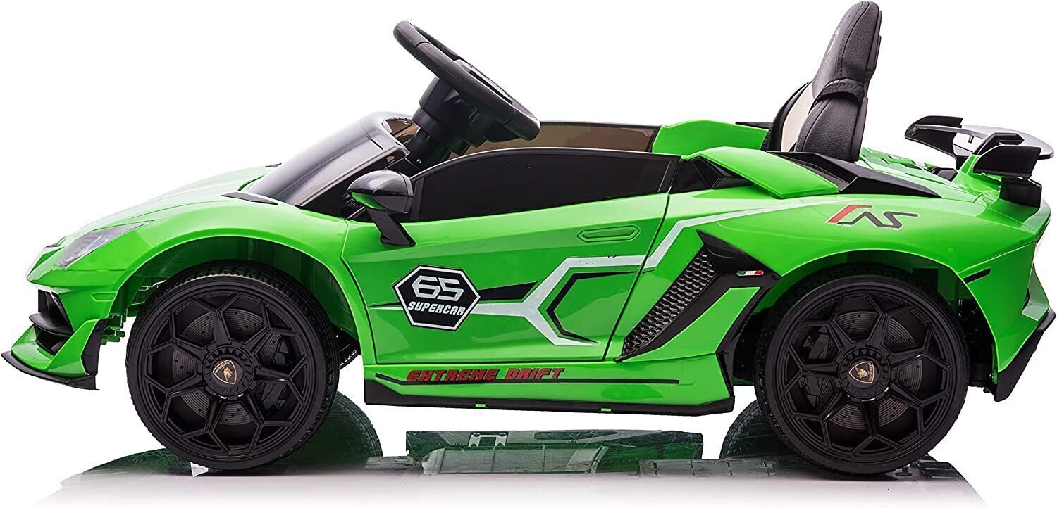 Licensed Lamborghini Ride-On Car Toy with Hydraulic Door and 3-Speed Function - 2x35W Motor, 12V Battery