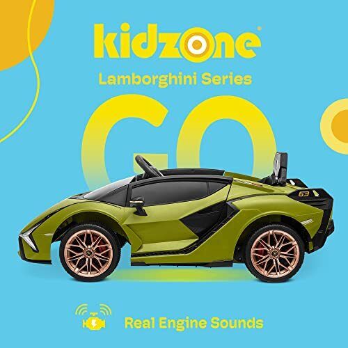 Licensed Lamborghini Sian Roadster 12V Electric Ride-On Toy Car for Kids