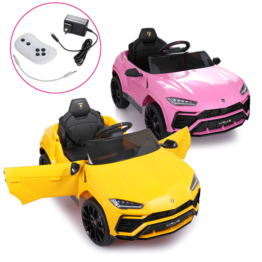 Licensed Lamborghini Urus SUV Ride-On Car for Kids with Remote Control and MP3 Player - 12V