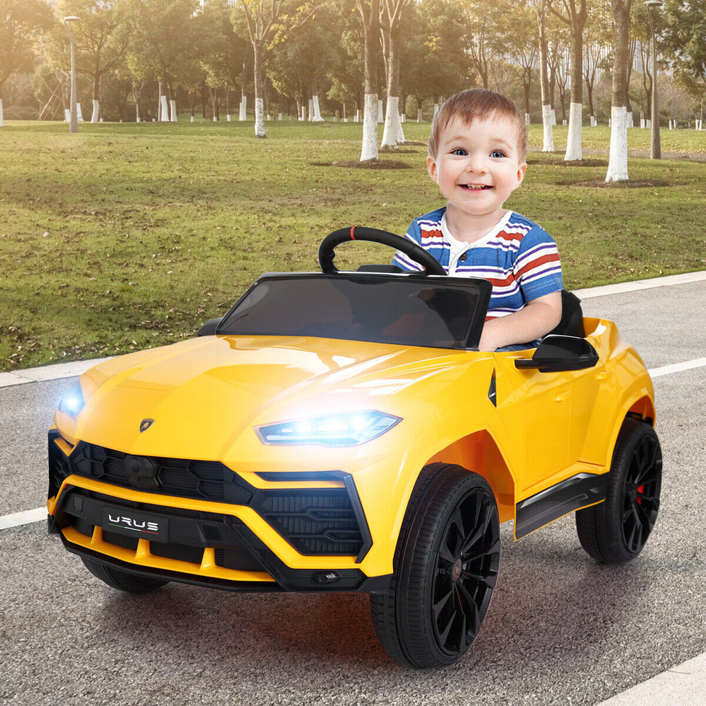 Licensed Lamborghini Urus SUV Ride-On Car for Kids with Remote Control and MP3 Player - 12V