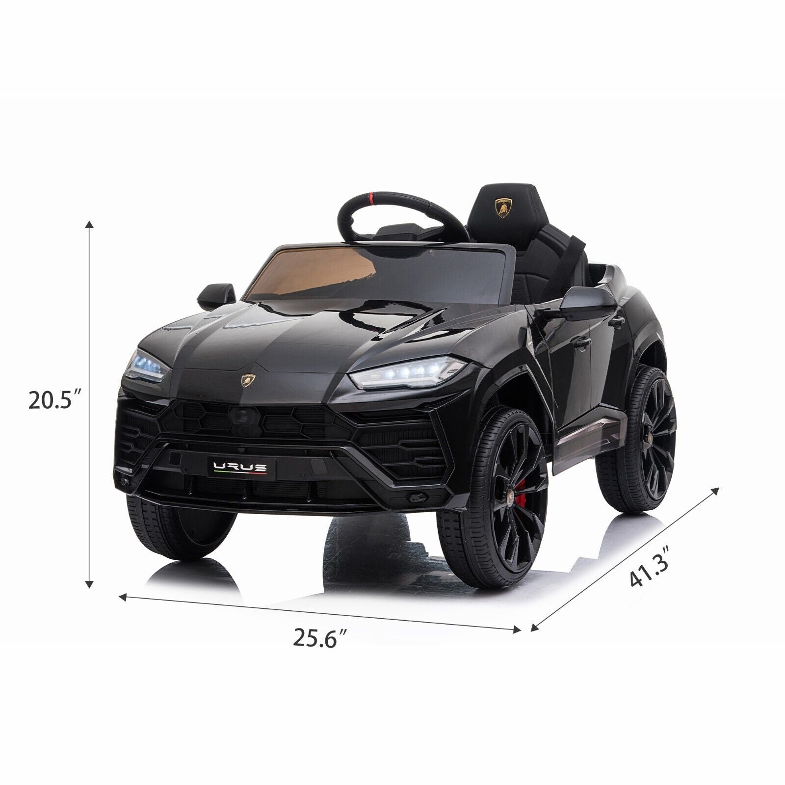 Licensed Lamborghini Urus SUV Ride-On Car for Kids with Remote Control and MP3 Player - 12V