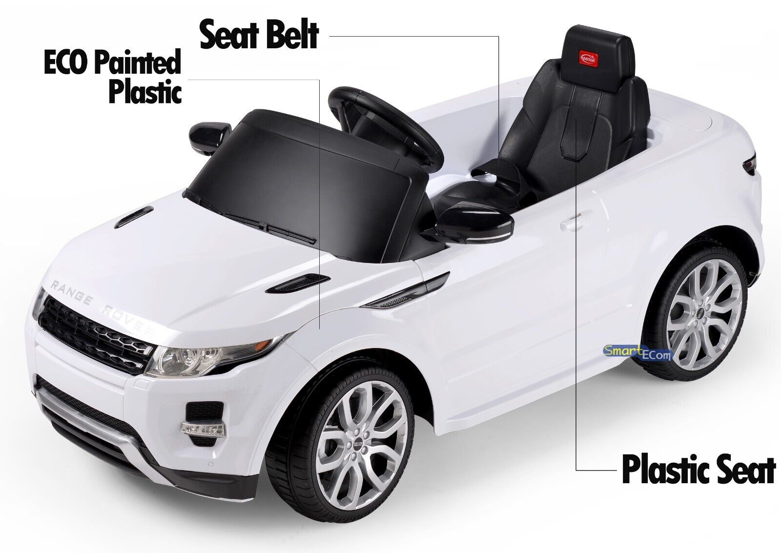 Licensed Land Rover R/C Ride On Car with MP3 Player for Kids - Available in Multiple Colors
