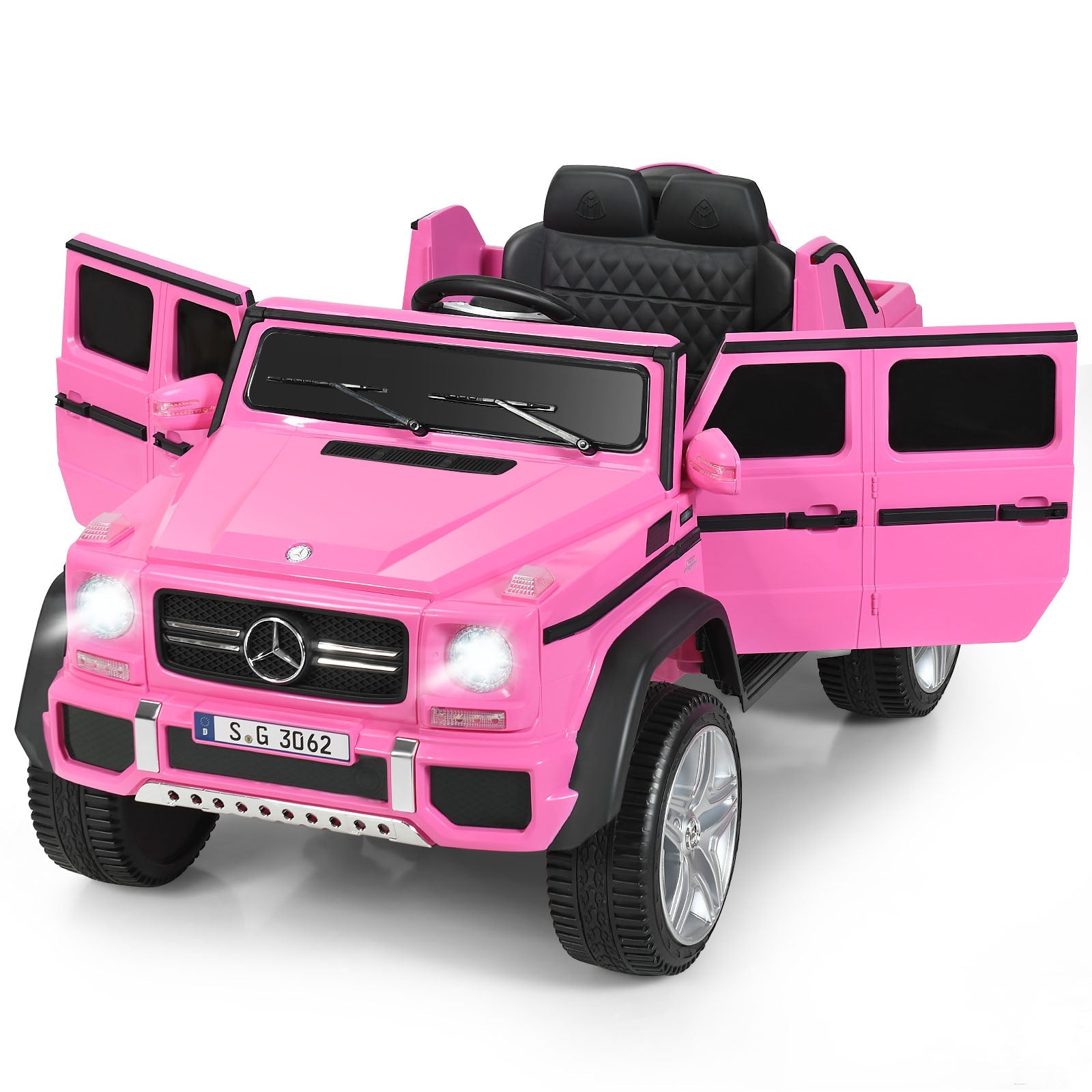 Licensed Mercedes Benz 12V Electric Kids RC Ride On Car - Battery Powered
