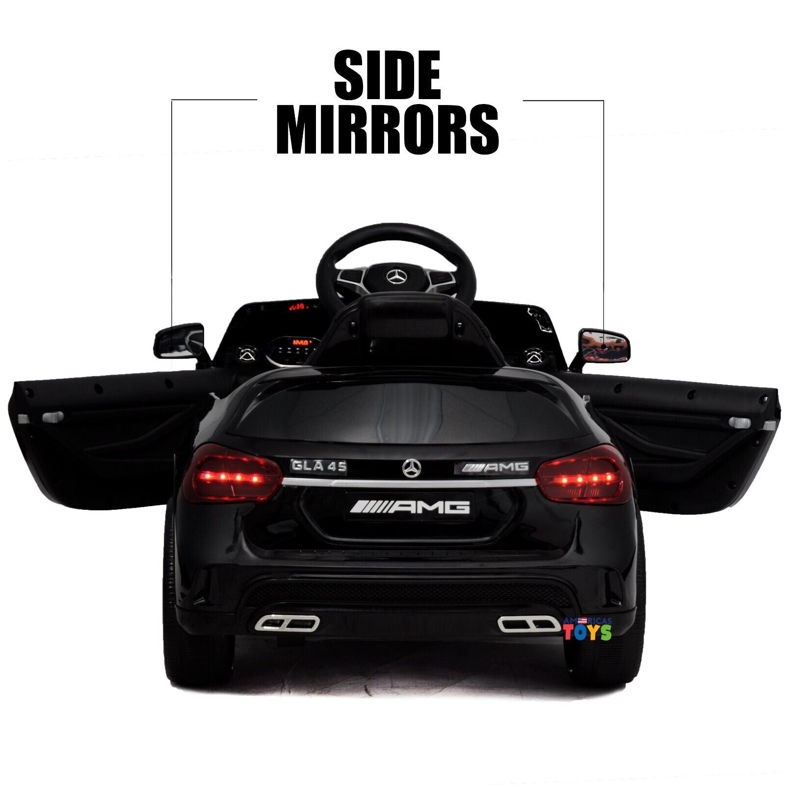 Licensed Mercedes-Benz 12V Kids Ride On Car with R/C and MP3 Music - Available in Multiple Colors