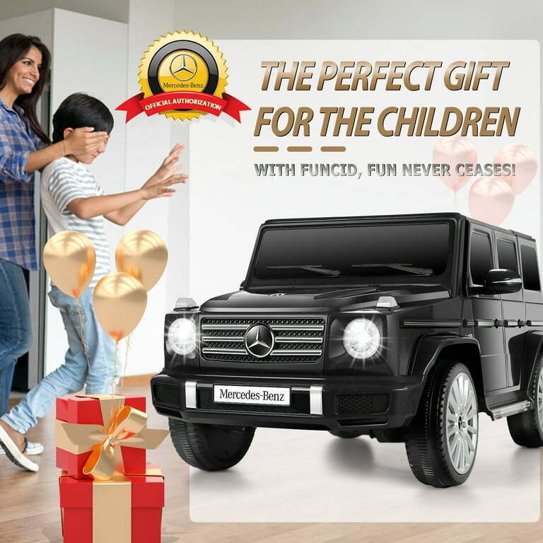 Licensed Mercedes-Benz 12V Kids Ride On SUV with Remote Control - 100W Powered Toy