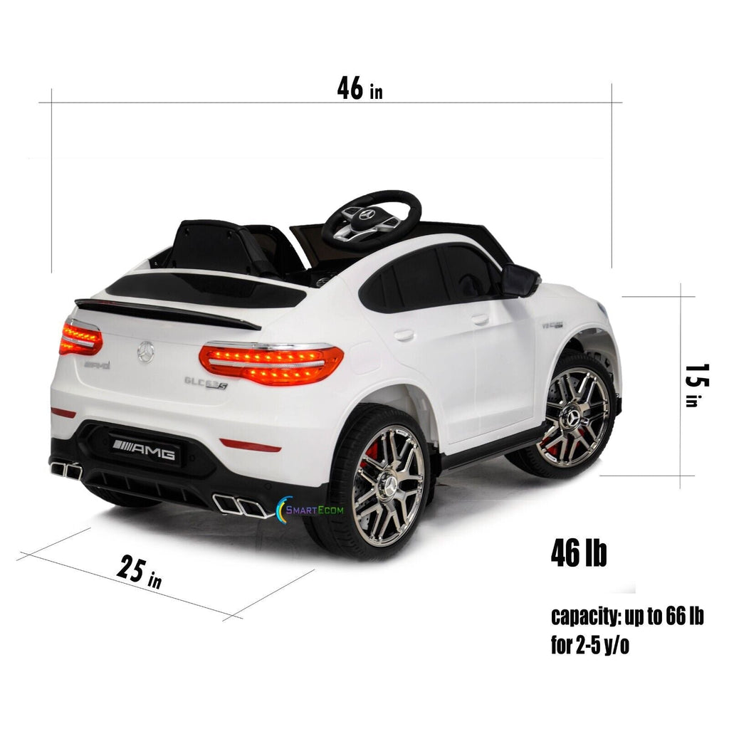 Licensed Mercedes-Benz 12V One Seater Car with R/C and MP3 - Available in Multiple Colors