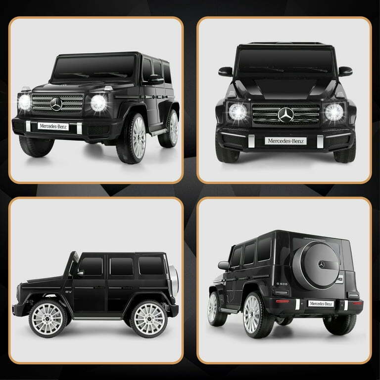 Licensed 4WD Mercedes-Benz Ride On Car for Kids with Remote Control and LED Lights
