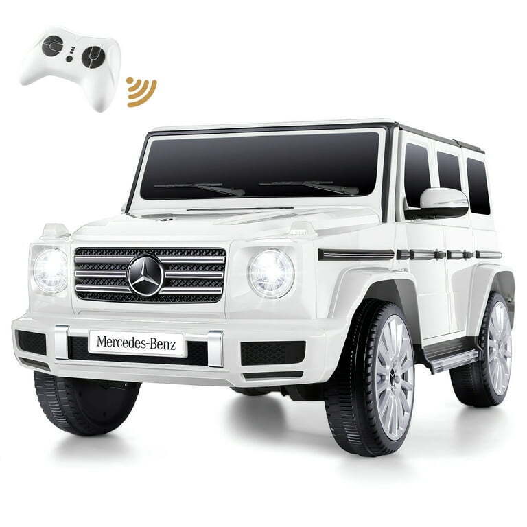 Licensed Mercedes-Benz 4-Wheel Ride-On Car for Kids with Remote Control and LED Lights