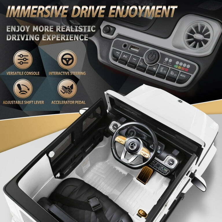 Licensed Mercedes-Benz SUV Electric Ride-On Car for Kids with Remote Control - 12V
