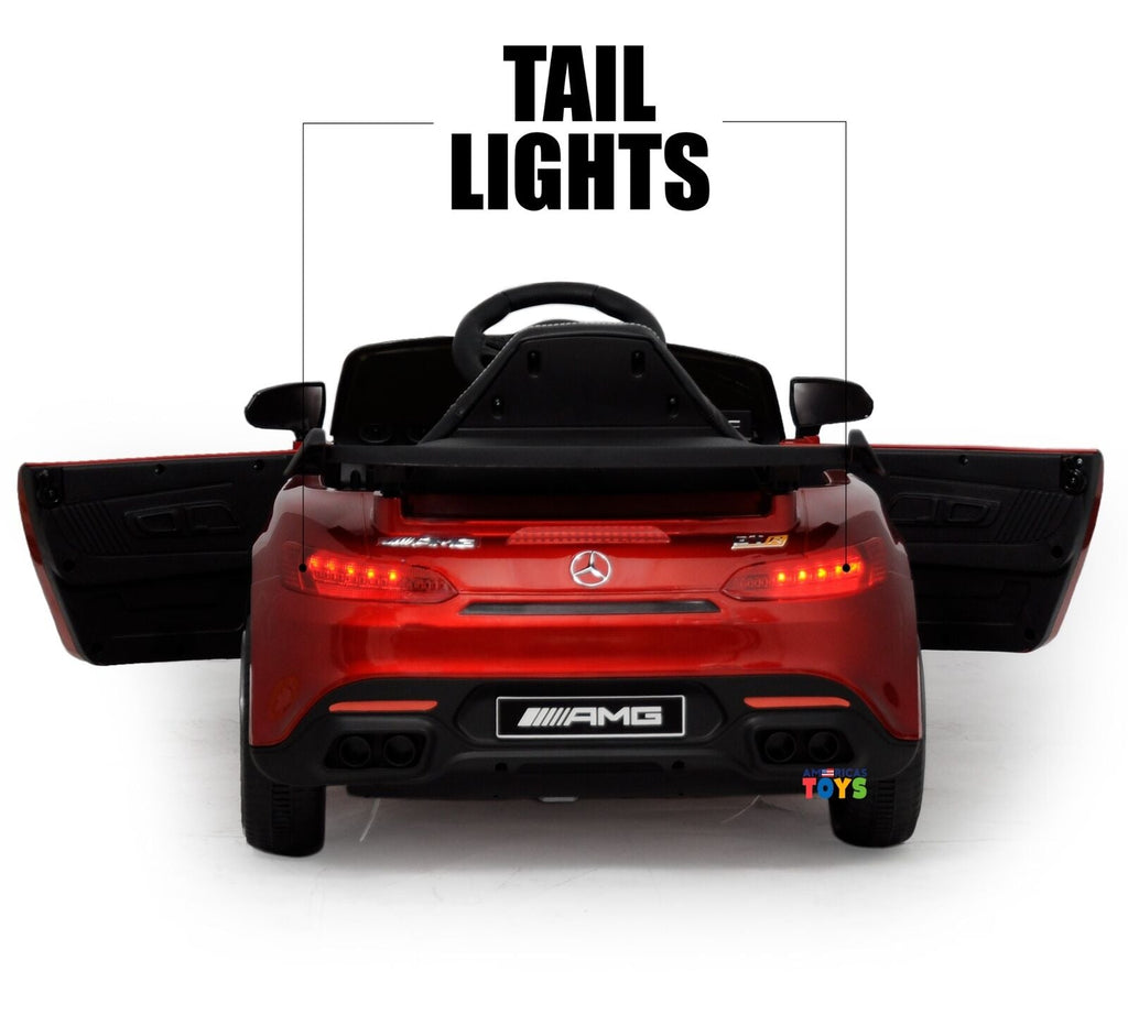 Licensed Mercedes-Benz 12V Ride-On Car with RC Control, MP3 Player, and Multiple Color Options for Kids