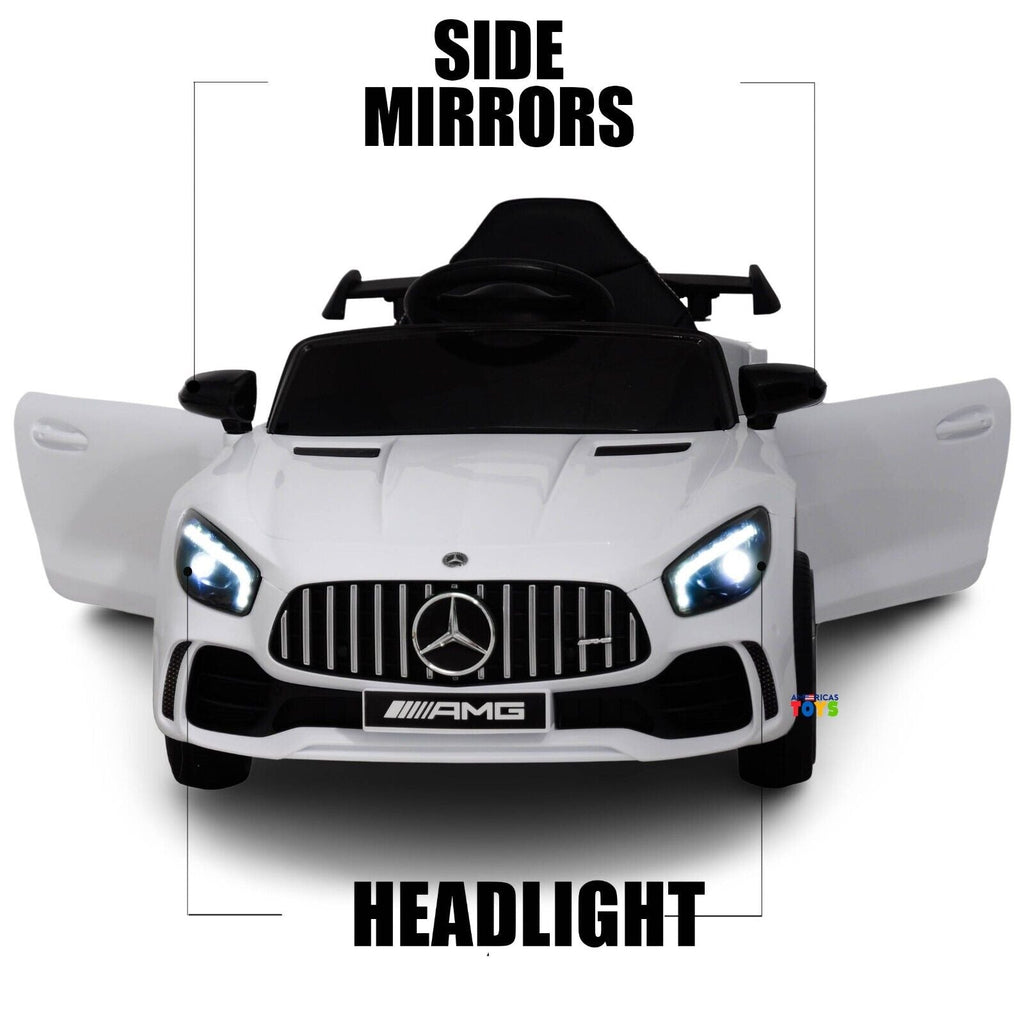 Licensed Mercedes-Benz 12V Ride-On Car with RC Control, MP3 Player, and Multiple Color Options for Kids