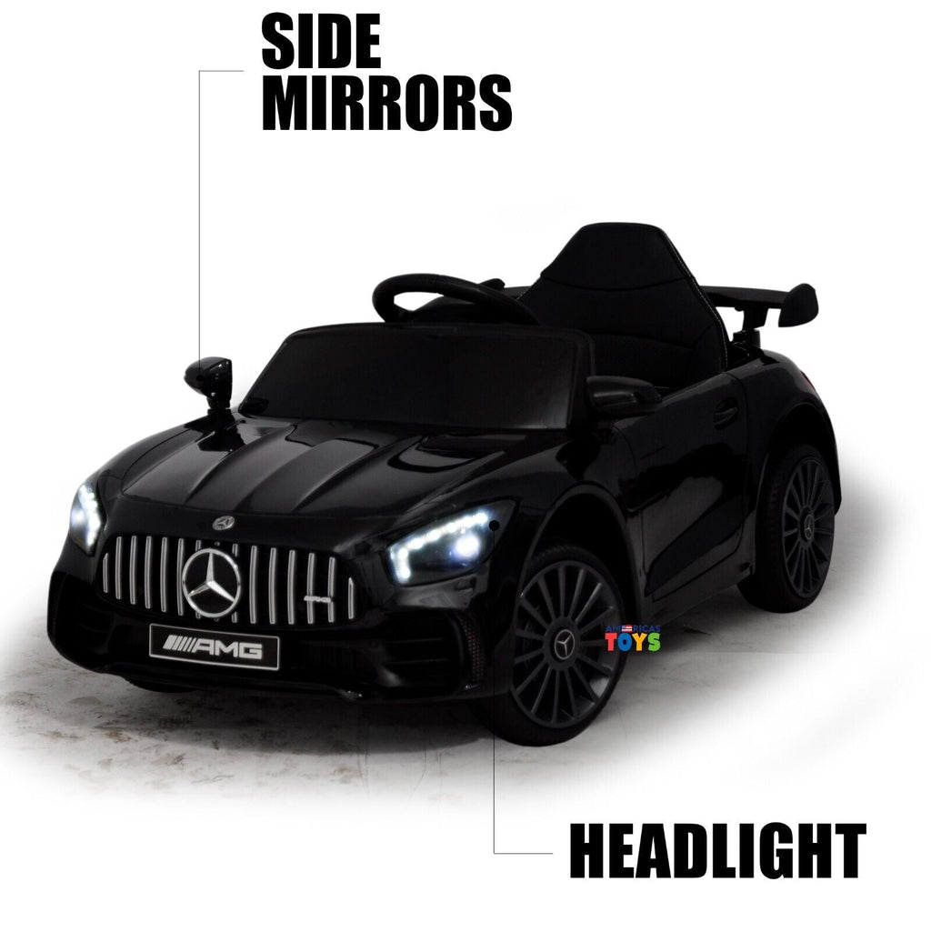 Licensed Mercedes-Benz 12V Ride-On Car with RC Control, MP3 Player, and Multiple Color Options for Kids