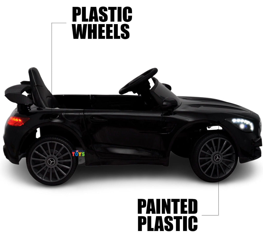 Licensed Mercedes-Benz 12V Ride-On Car with RC Control, MP3 Player, and Multiple Color Options for Kids