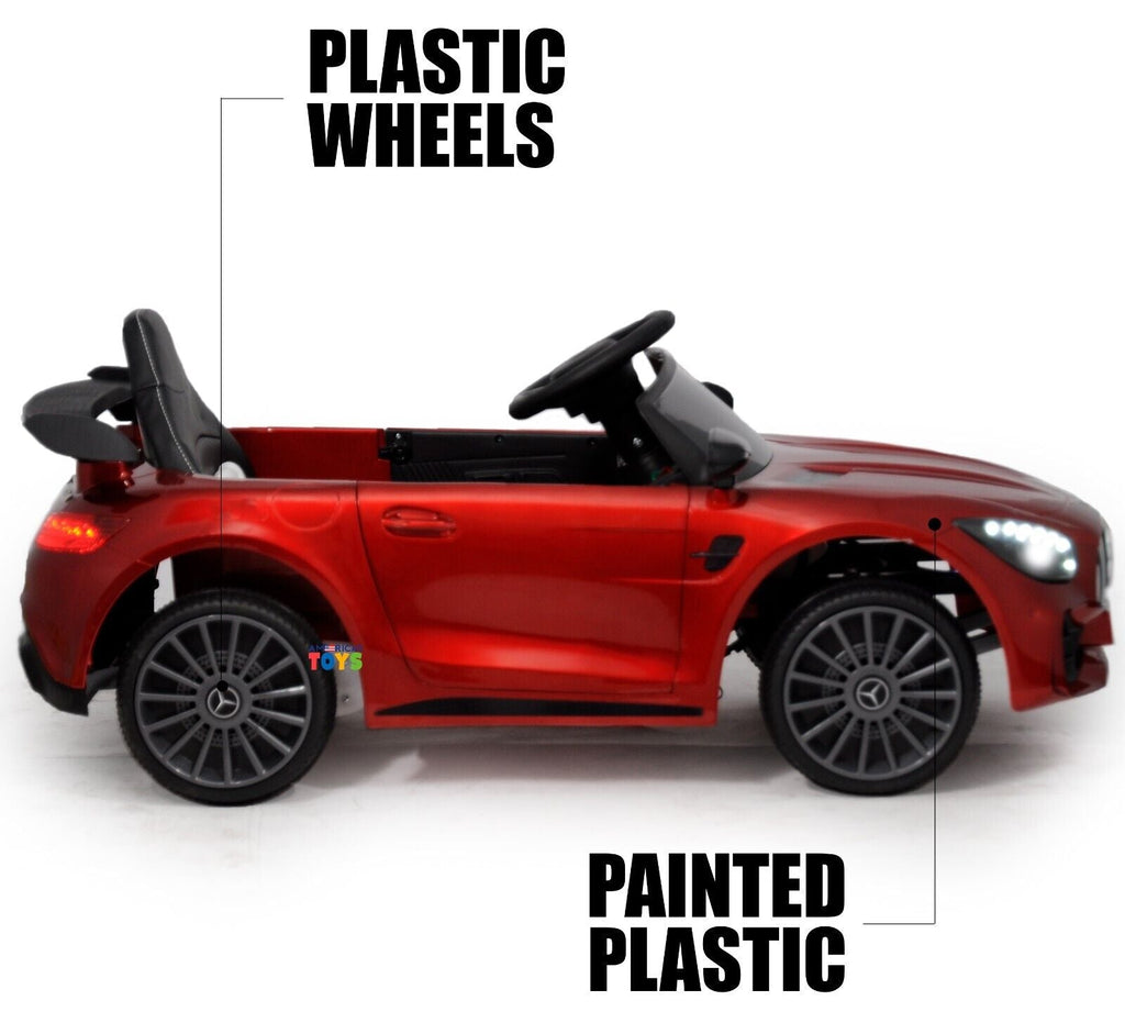 Licensed Mercedes-Benz 12V Ride-On Car with RC Control, MP3 Player, and Multiple Color Options for Kids