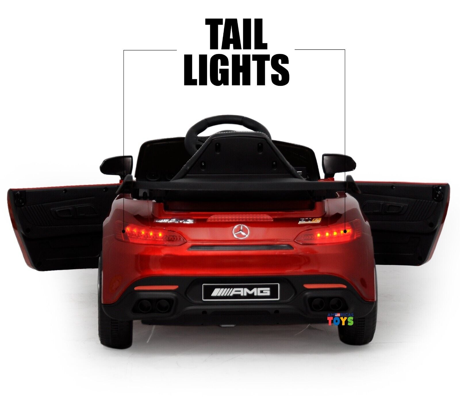 Licensed Mercedes-Benz 12V Ride-On Car with RC Control, MP3 Player, and Multiple Color Options for Kids