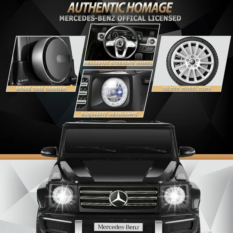 Mercedes-Benz G500 4WD Battery Powered Ride-On Car for Kids - Officially Licensed and Brand New
