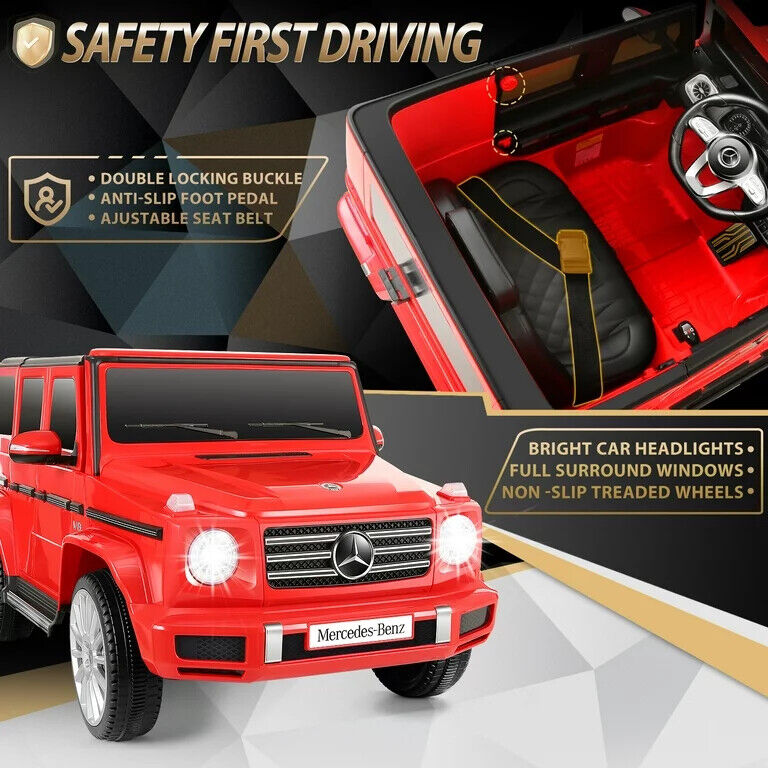 Mercedes-Benz G500 4WD Battery Powered Ride-On Car for Kids - Officially Licensed and Brand New