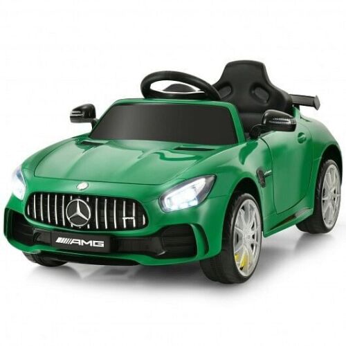 Licensed Mercedes Benz Kids Ride-On Car with Remote Control - Green (12V)