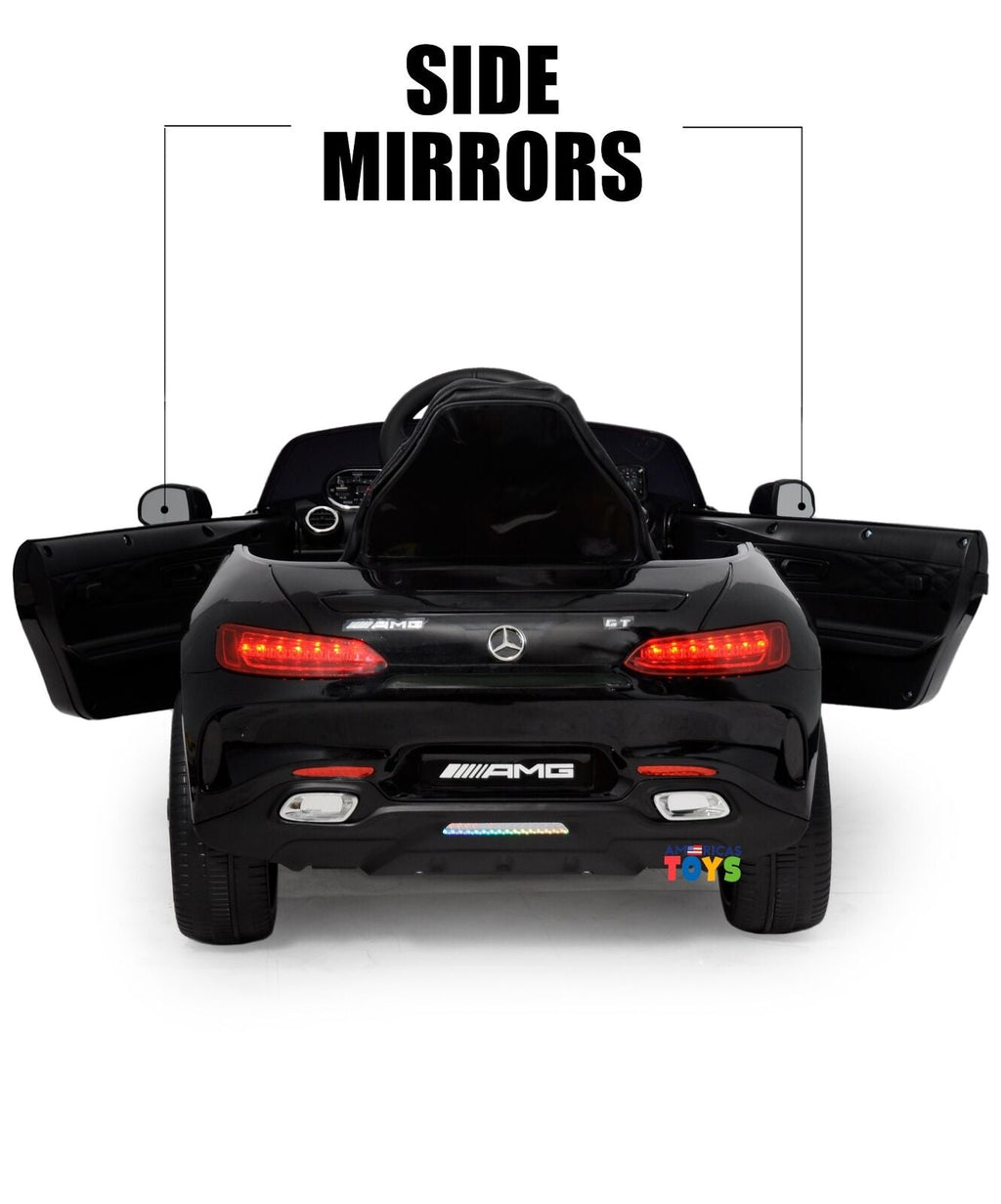 Licensed Mercedes-Benz Remote Control Car for Kids with Leather Seat in Multiple Colors