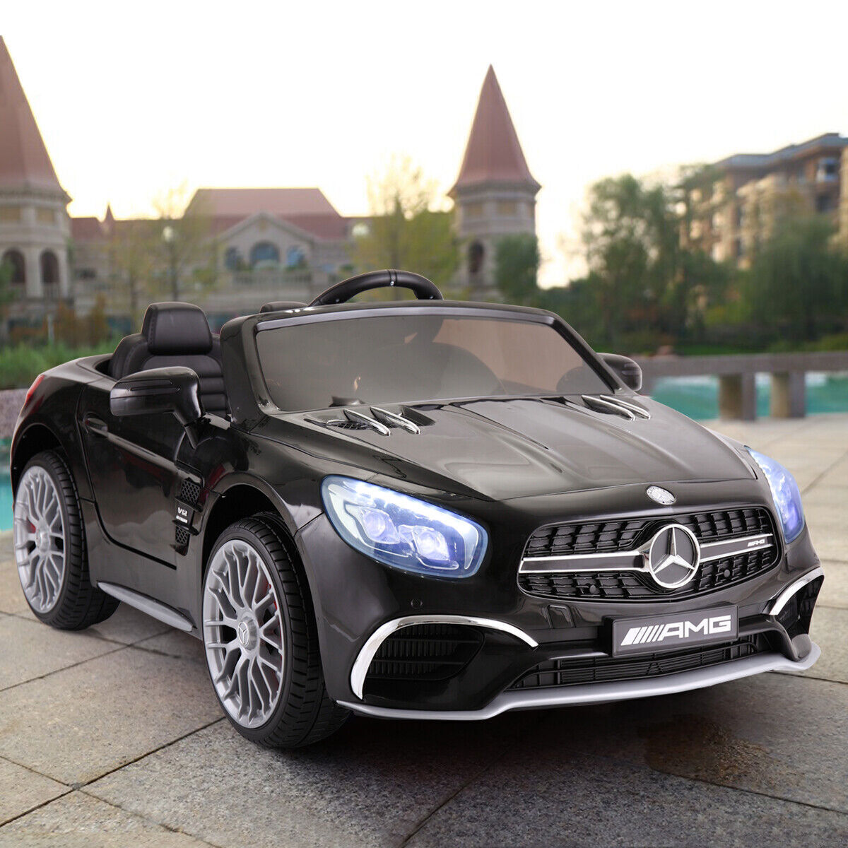 Licensed Mercedes Benz 12V Electric Ride On Car for Kids with Remote Control