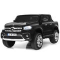 Licensed Mercedes Benz X Class RC 2-Seater Kids Ride On Car with Trunk - Black