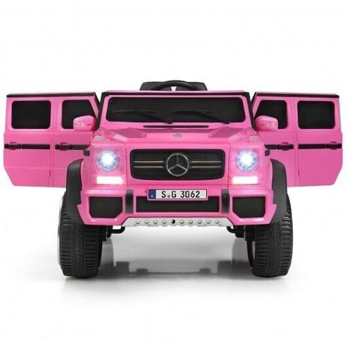 Licensed Pink Mercedes-Benz Kids Ride On Car - 12V Battery Powered
