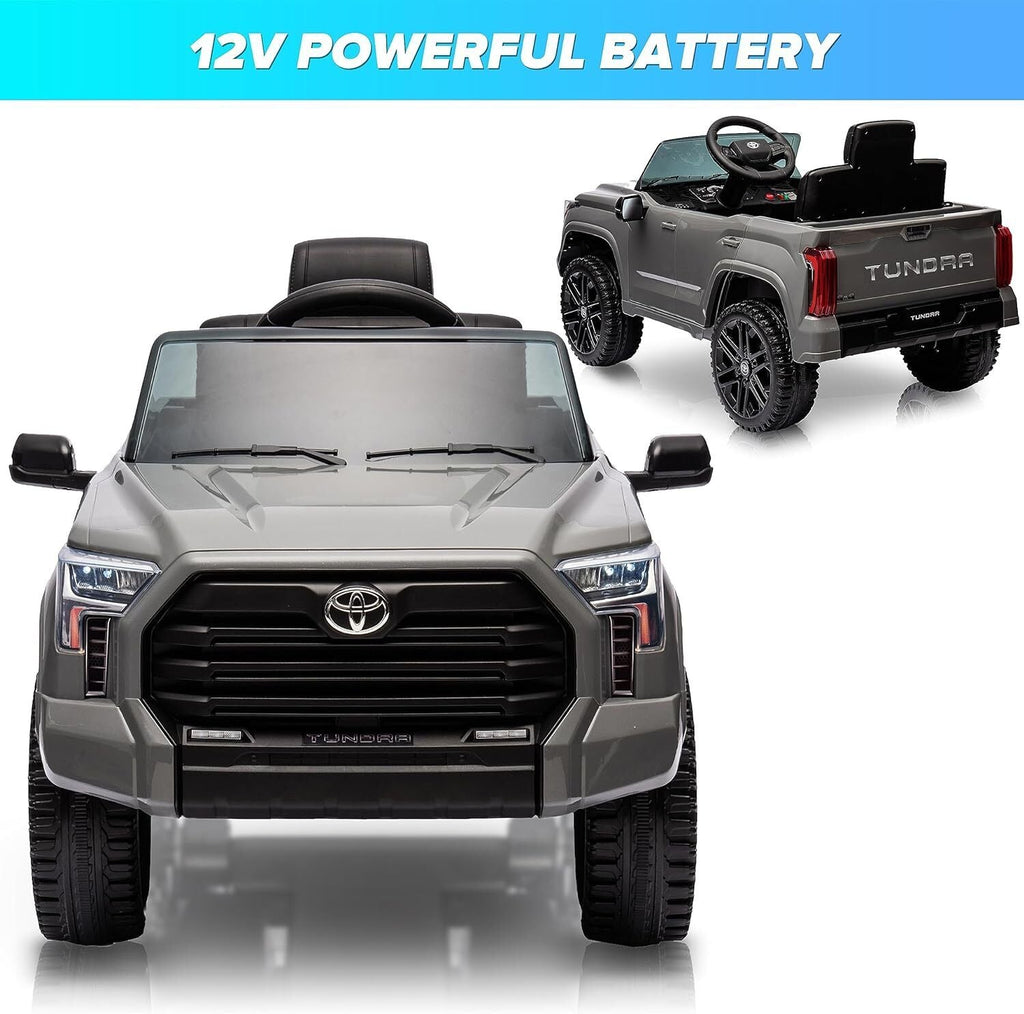 Licensed Toyota Tundra Pickup 12V Battery Powered Ride-On Truck for Kids