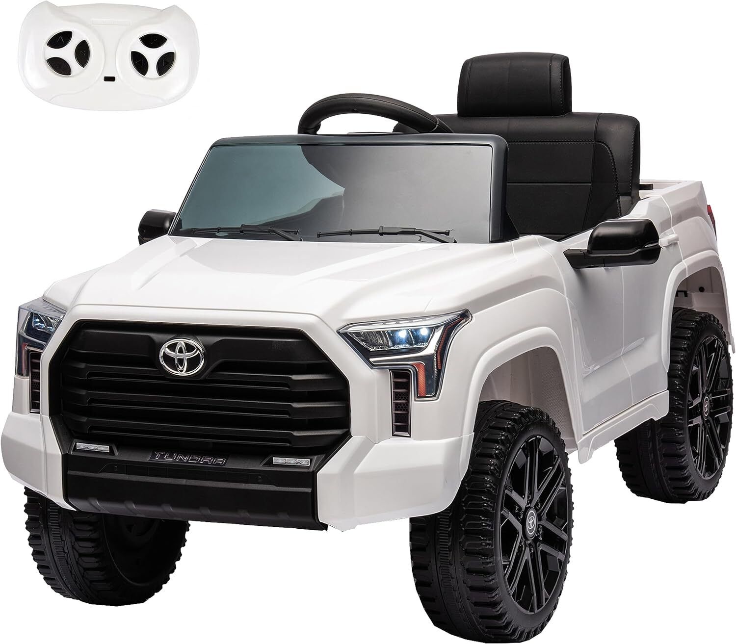 Licensed Toyota Tundra Pickup Electric Car for Kids - 12V 2-Seater Ride On Truck