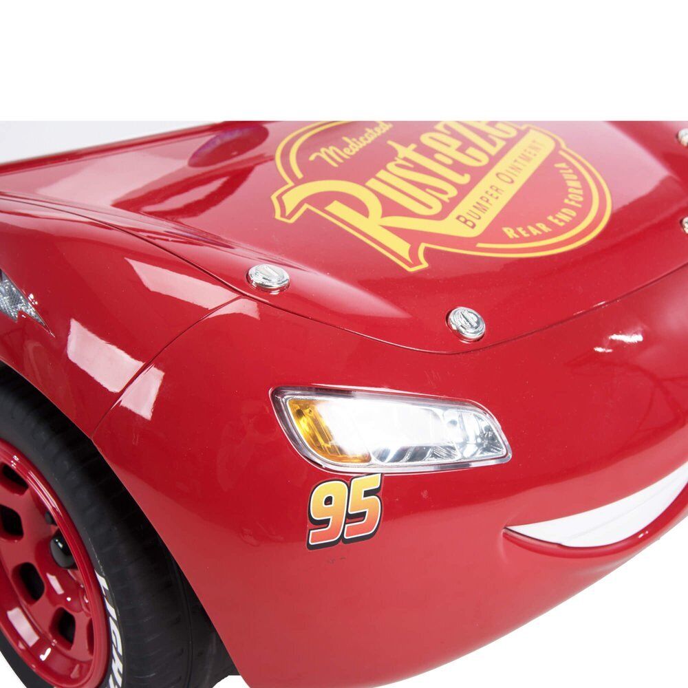 Lightning McQueen Battery-Powered Vehicle with Sound Effects for Ages 3+