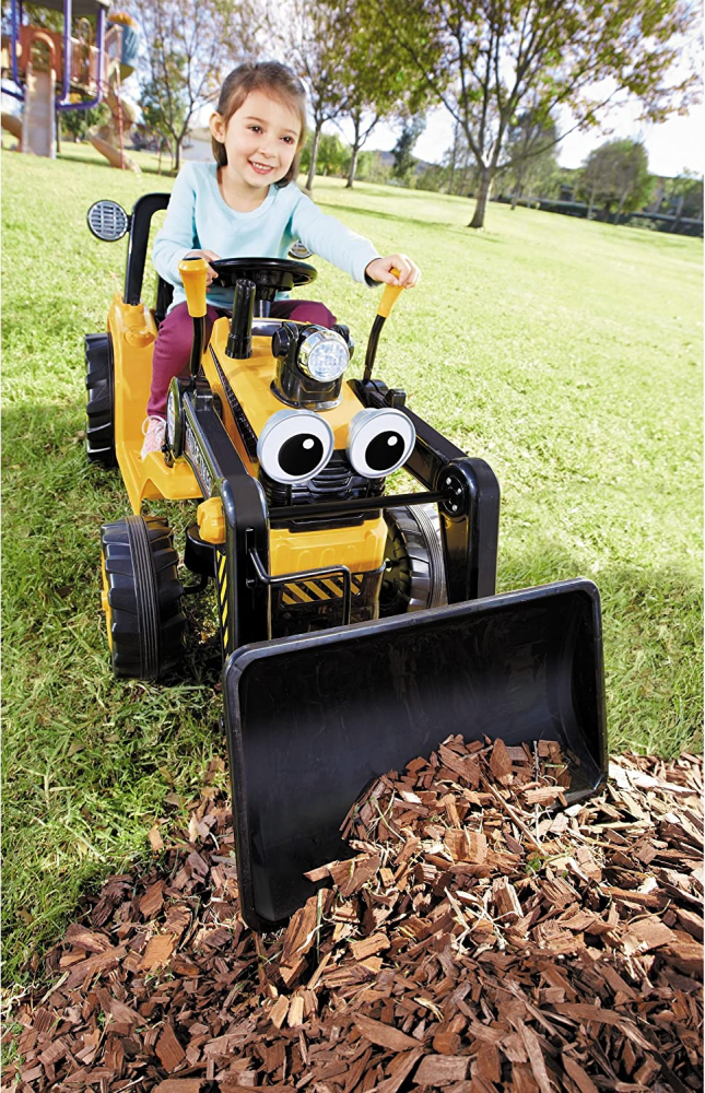 Bulldozer Digger Front Loader Ride On Construction Toy For Kids
