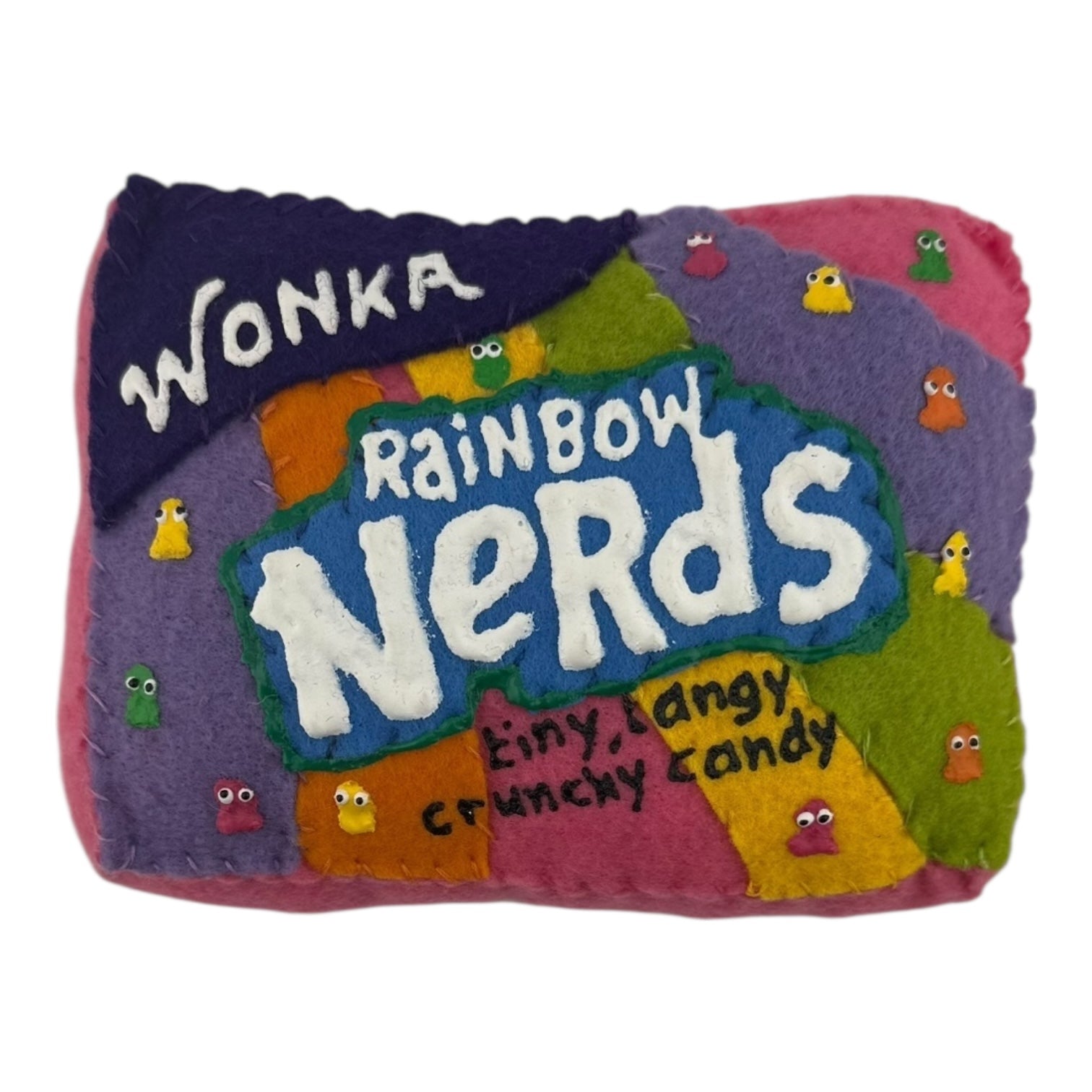 Lucy Sparrow “Rainbow Nerds” Sculpture