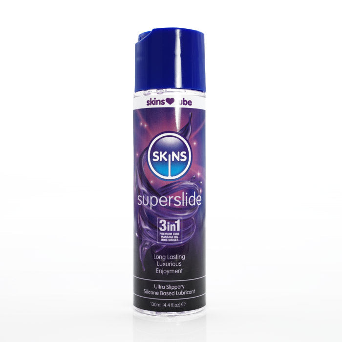 Skins Super Slide Silicone Based 3 in 1 Lubricant 4.4oz