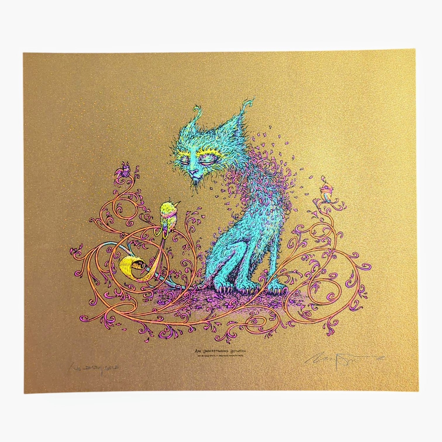 Marq Spusta "An Understanding Between" (Dirty Gold) Print