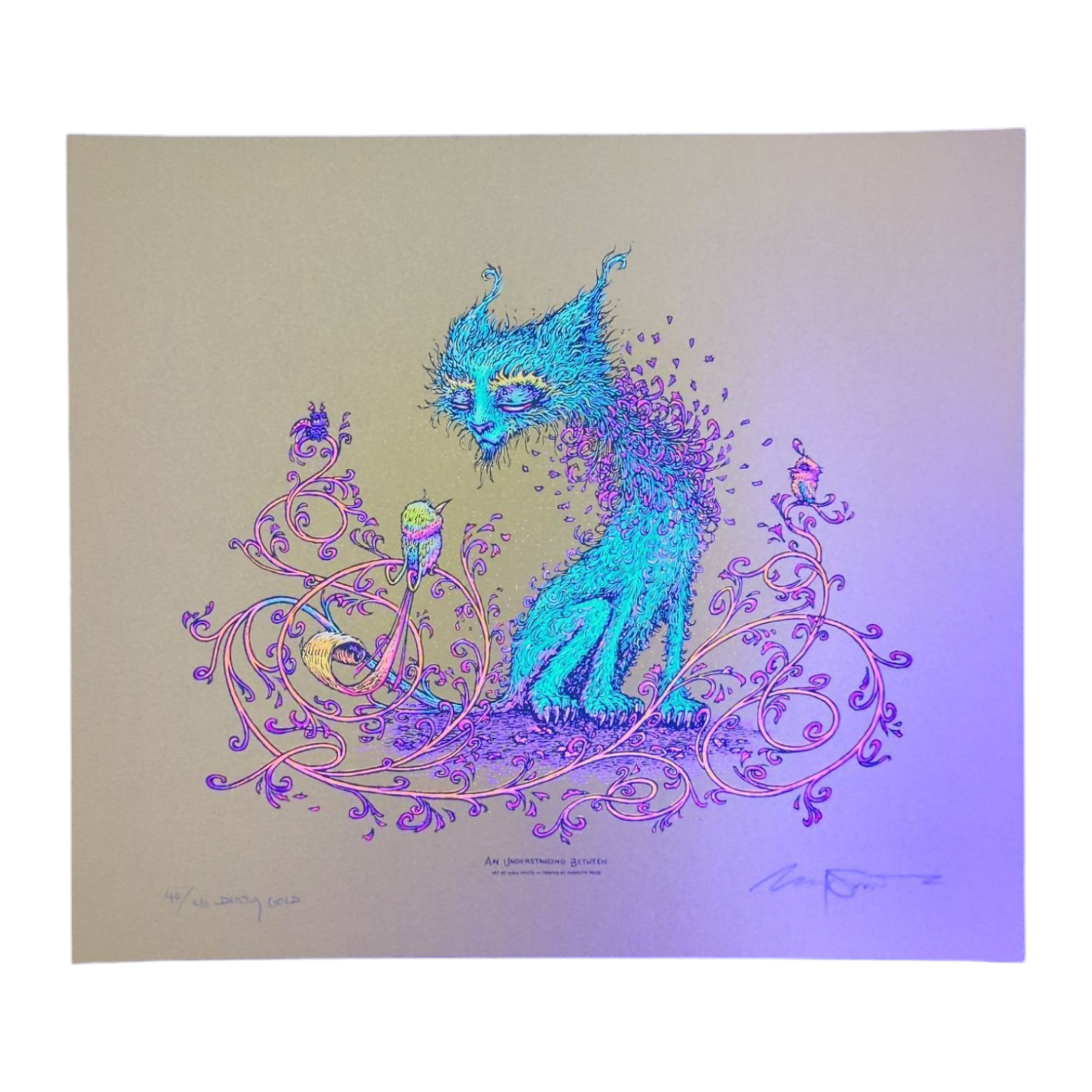 Marq Spusta "An Understanding Between" (Dirty Gold) Print