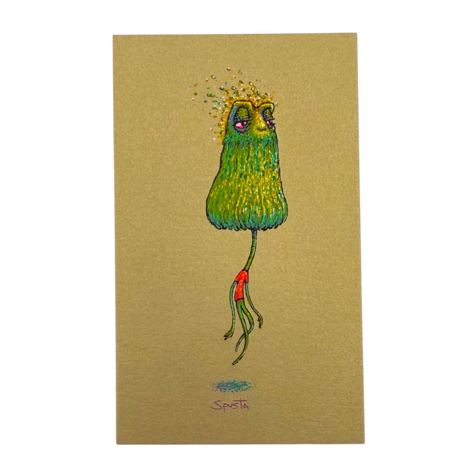 Marq Spusta Bearded Vegan (Listening Gold) Micro Print