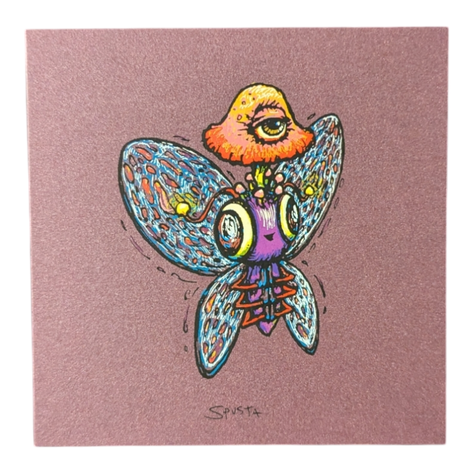 Marq Spusta Blurp (Merlot Shimmer) Micro Print