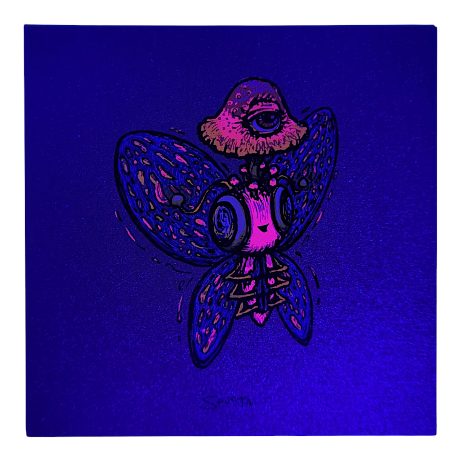 Marq Spusta Blurp (Silver Shimmer) Micro Print