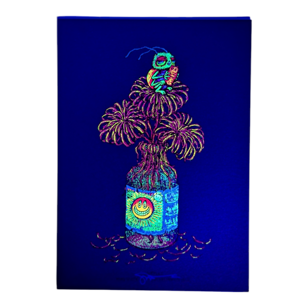 Marq Spusta "Bottled" (Navy Shimmer) Mini Print