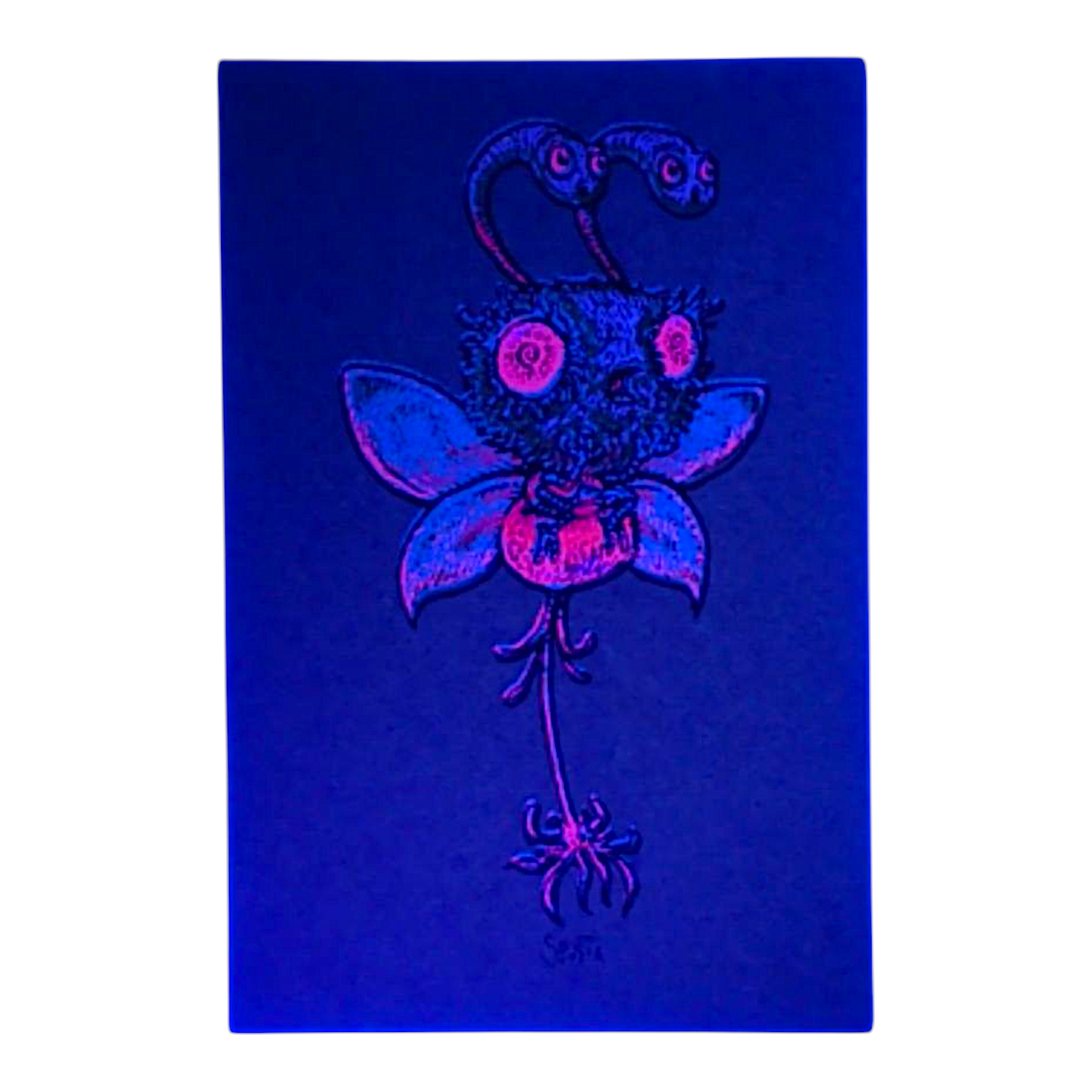 Marq Spusta Bumble Bee (Dark Teal) Micro Print