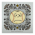 Marq Spusta "Charlie Brown Baseball Head" Micro Print