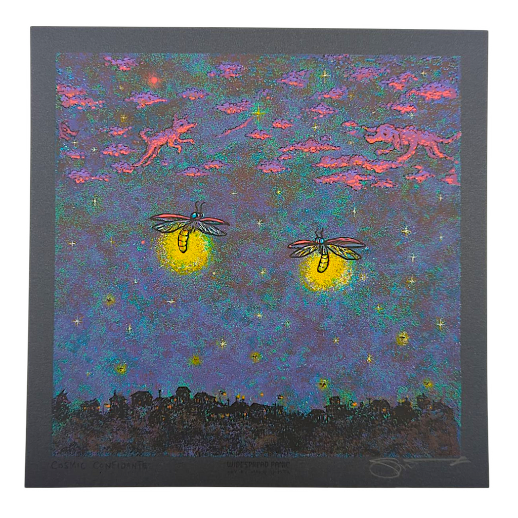 Marq Spusta "Cosmic Confidante" (Black) Mini Print