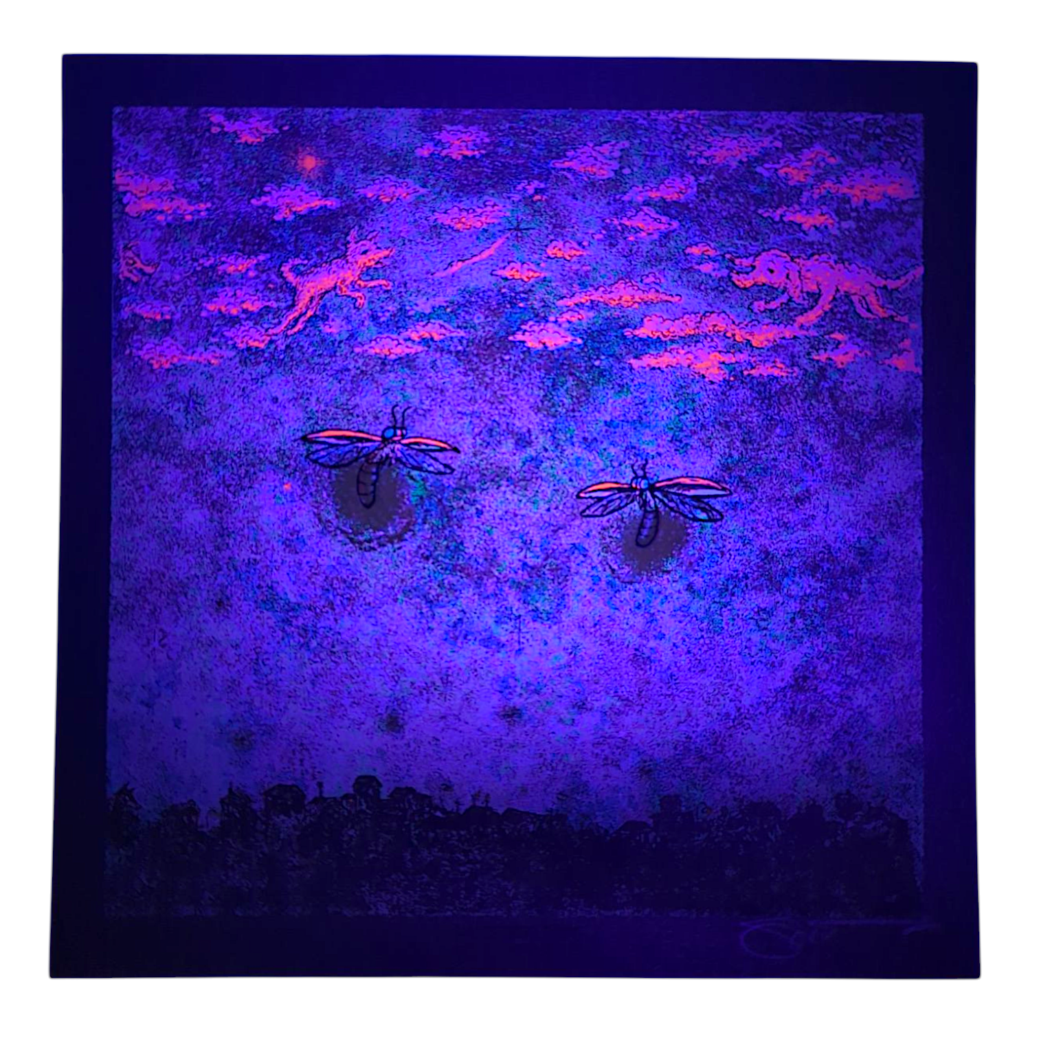 Marq Spusta "Cosmic Confidante" (Black) Mini Print