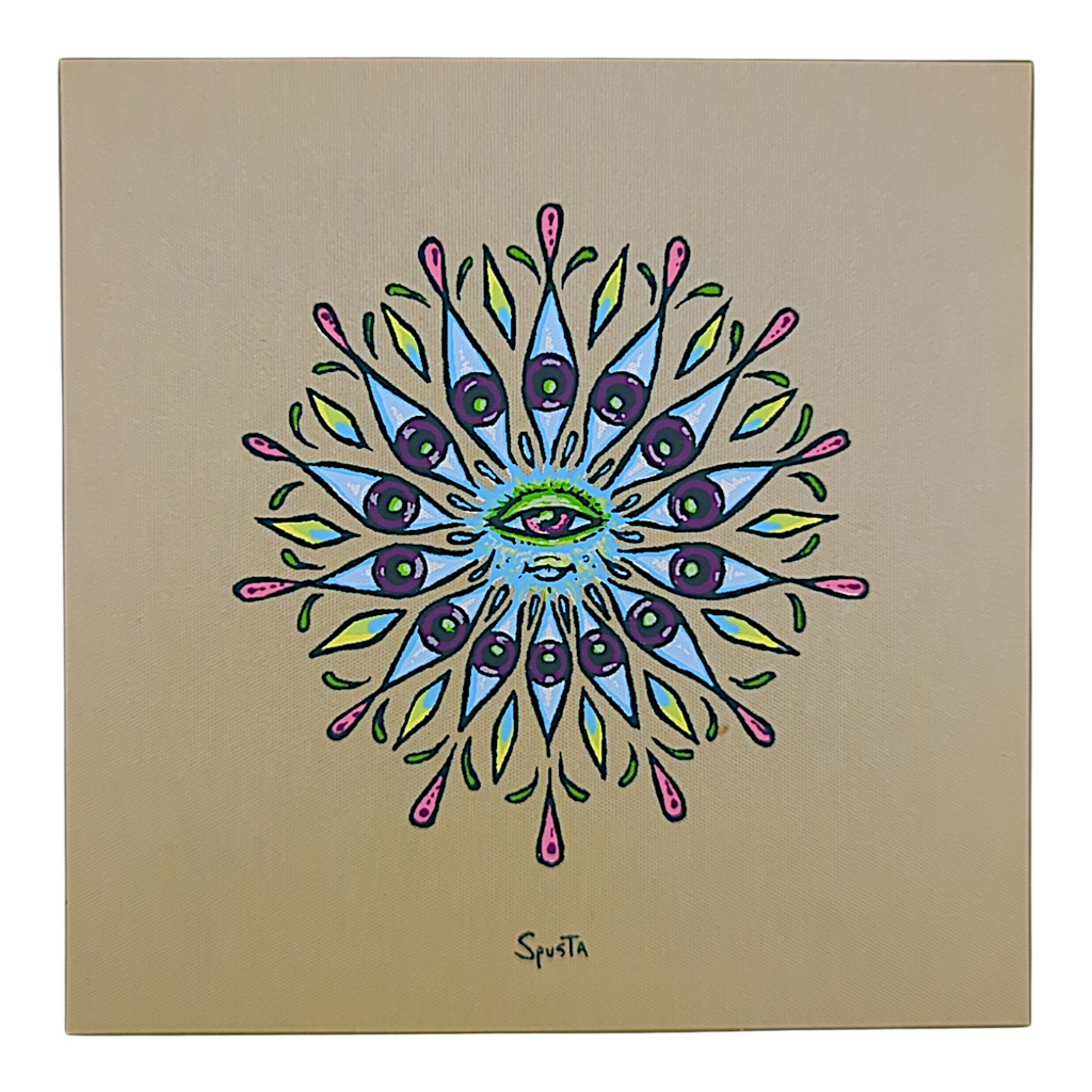Marq Spusta Eye Mandala (Chlorophyll) Micro Print