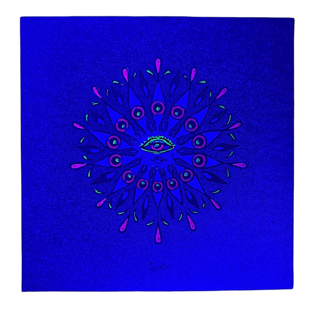 Marq Spusta Eye Mandala (Chlorophyll) Micro Print