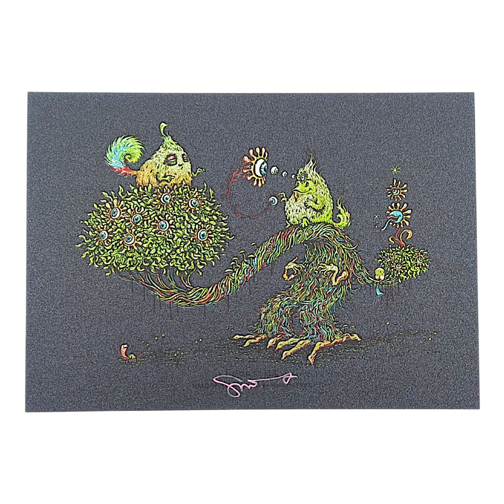 Marq Spusta "Florfuna (Black Shimmer)" Mini Print