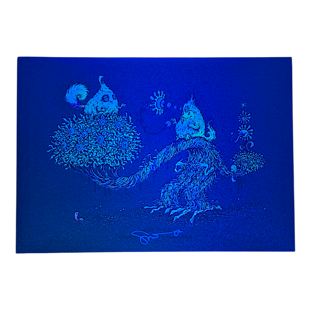 Marq Spusta "Florfuna (Black Shimmer)" Mini Print