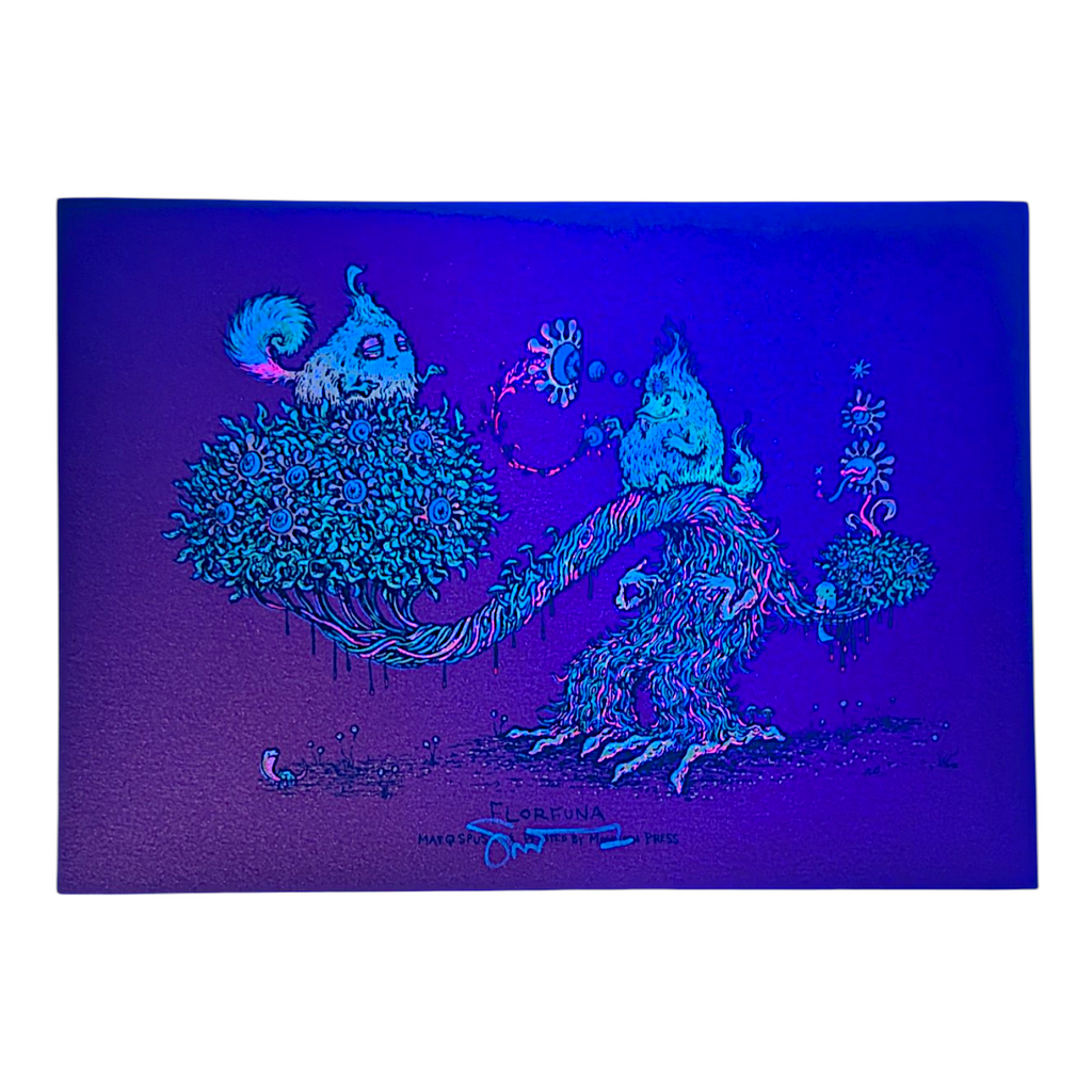 Marq Spusta "Florfuna (Cranberry Shimmer)" Mini Print